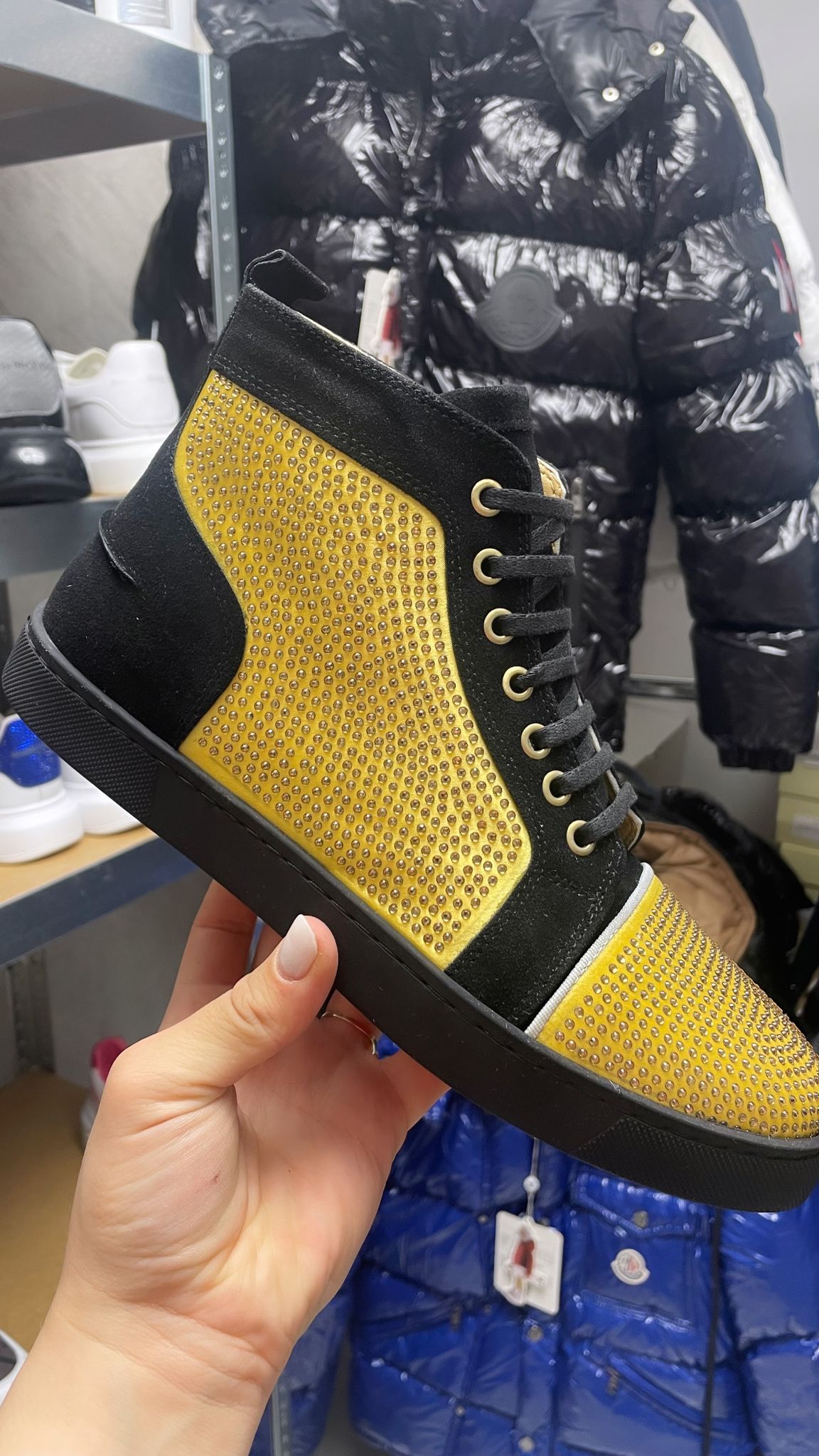 LB HIGH SPIKE GOLD&BLACK