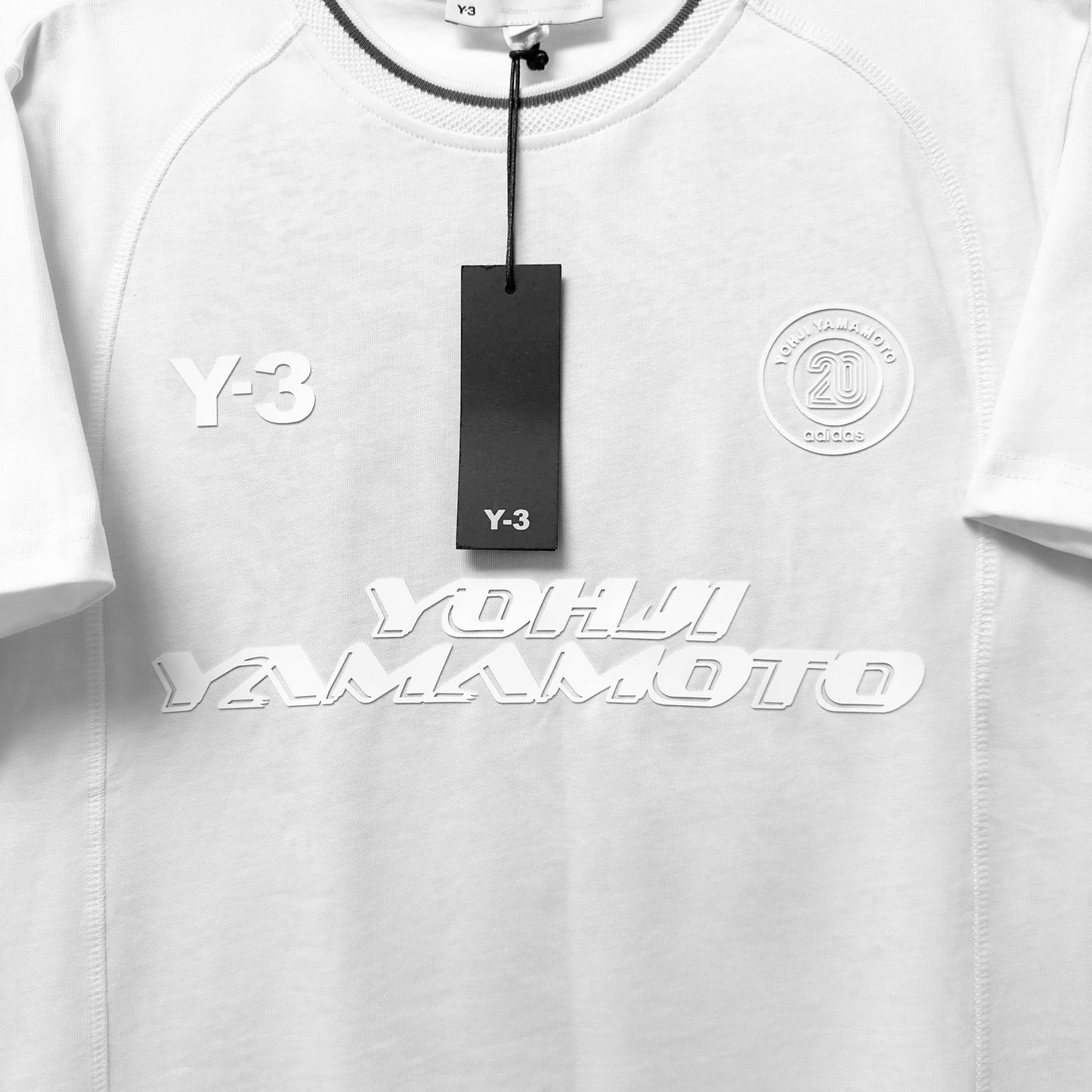 Y-3 WHITE T-SHIRT