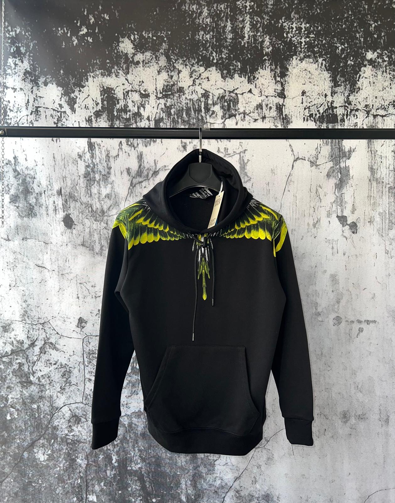 Marcelo Hoodie Negru/Alb