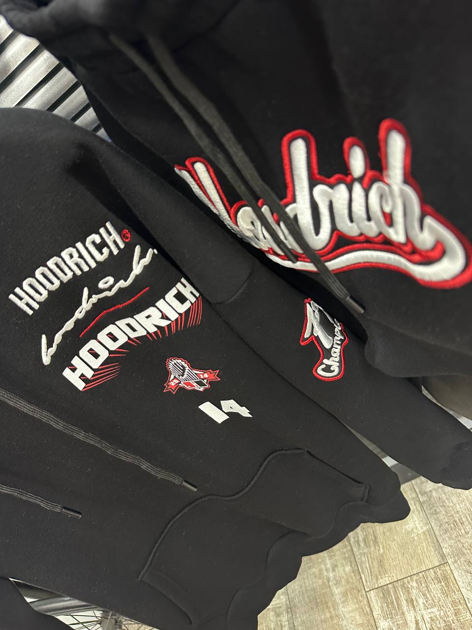 HOODRICH LOGO TRACKSUIT NEGRU/ALB