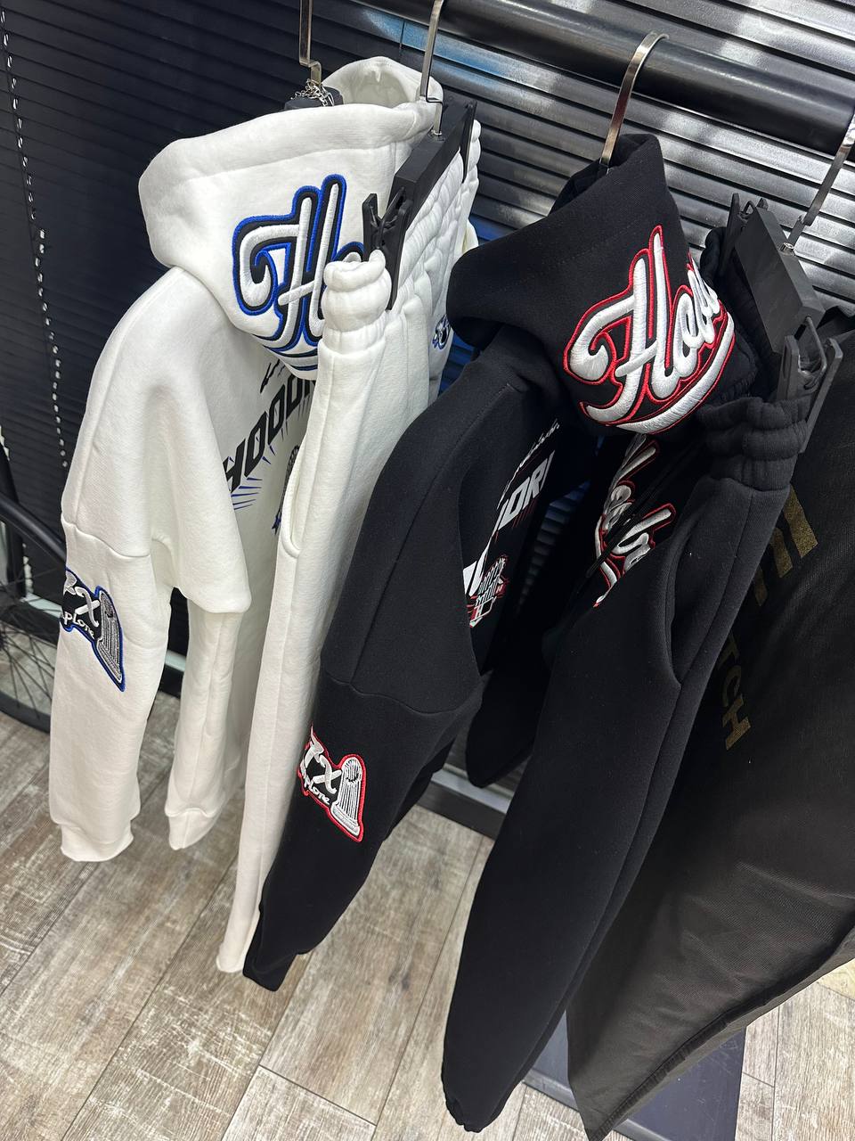 HOODRICH LOGO TRACKSUIT NEGRU/ALB