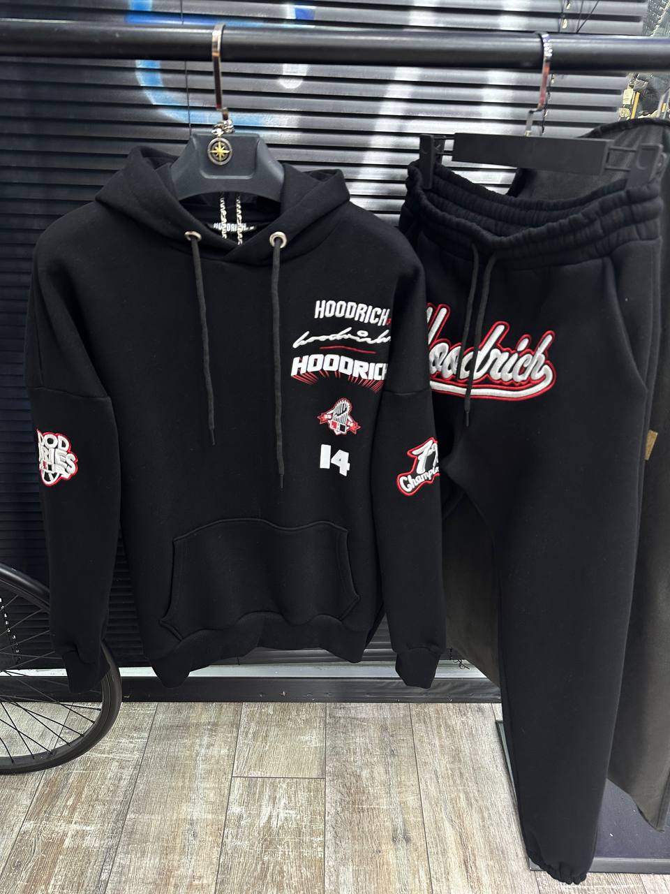 HOODRICH LOGO TRACKSUIT NEGRU/ALB