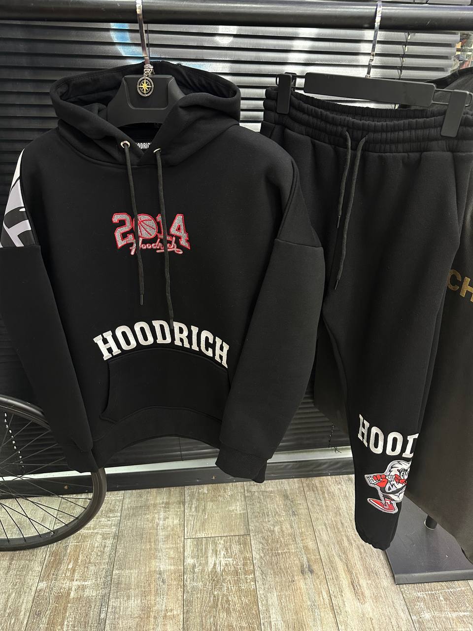 HOODRICH TRACKSUIT CACH THE MONEY NEGRU/ALBASTRU